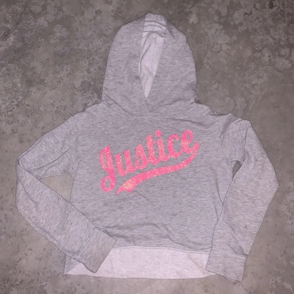 Girls Crop Sweatshirt - Picture 1 of 3